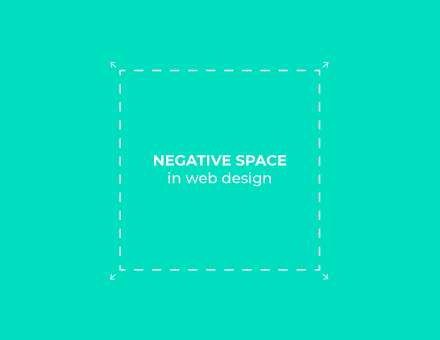negative spaces in wed design